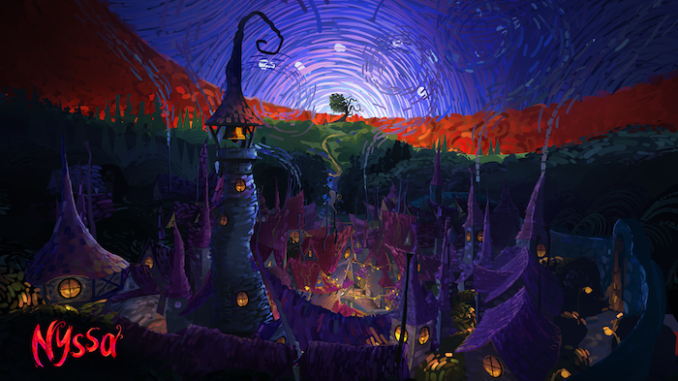 Nyssa-Village Scene with Title
